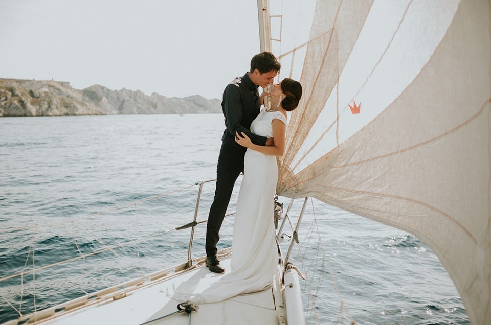 Un mariage sur un voilier Marseille