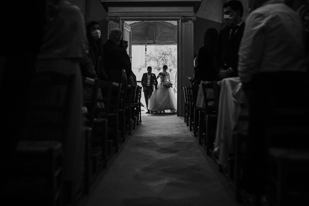 entrée église mariage photographe